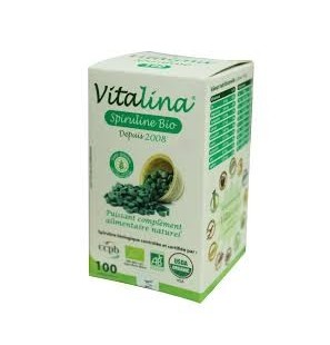 Vitalina spiruline 100 comprimés