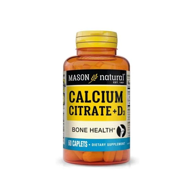 MASON NATURAL CALCIUM CITRATE +D3 B60 MASON NATURAL CALCIUM CITRATE +D3 B60
