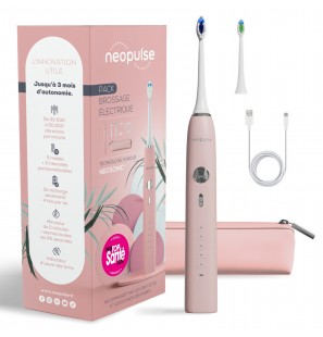 NEOPULSE BROSSE A DENT ELECTRIQUE NEOSONIC ROSE POUDRE REF 4412