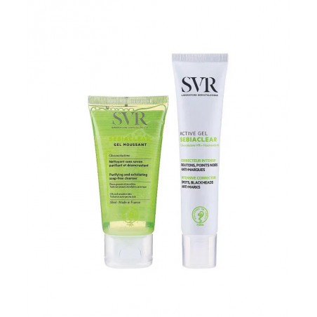 SVR PACK SEBIACLEAR ACTIVE GEL + GEL MOUSSE 55ML