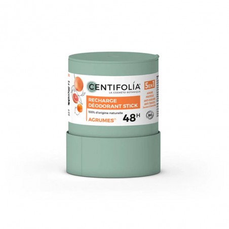 CENTIFOLIA Recharge Déodorant Stick 48h - Agrumes