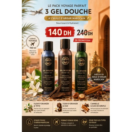 TARGALIA PACK TRIO GEL DOUCHE 100ML