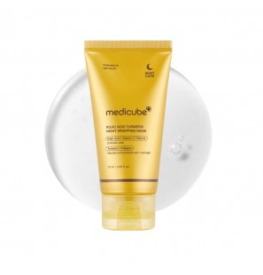 MEDICUBE Masque de nuit éclaircissant à l'acide kojique et au curcuma 75 g