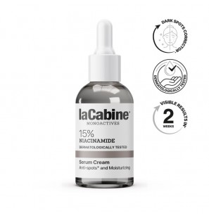 LA CABINE 15 NIACINAMIDE 2 EN 1 SERUM CREME 30 ML