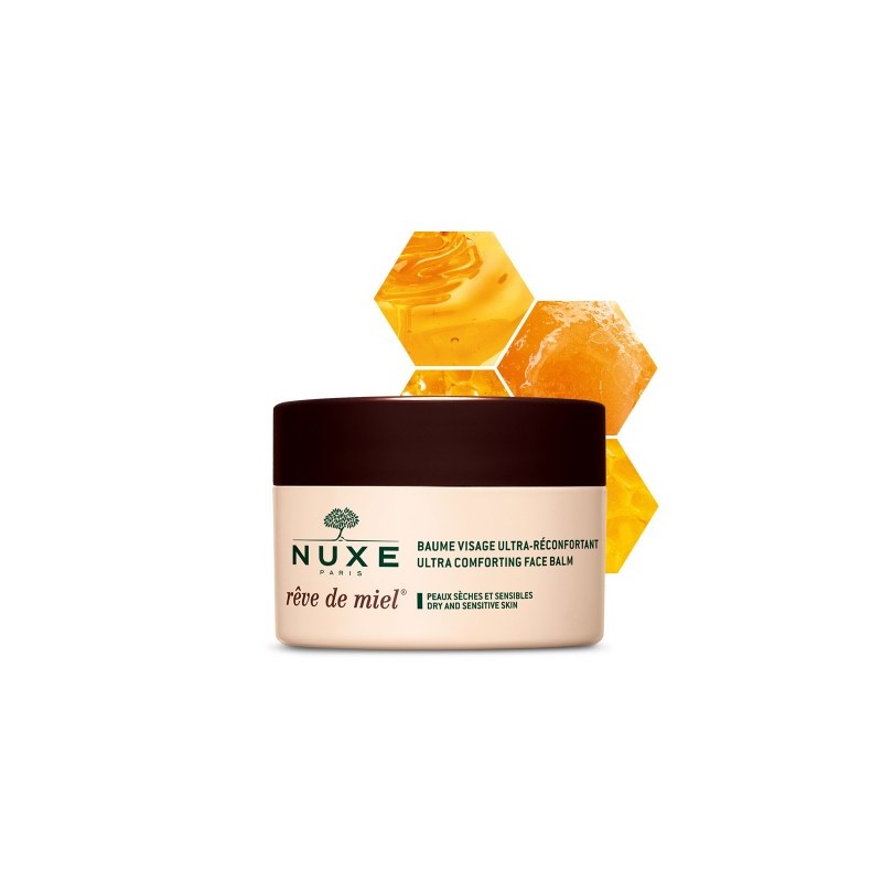 EZINE Nuxe Rêve de Miel Crème jour Visage Ultra-Réconfortant 50 mL