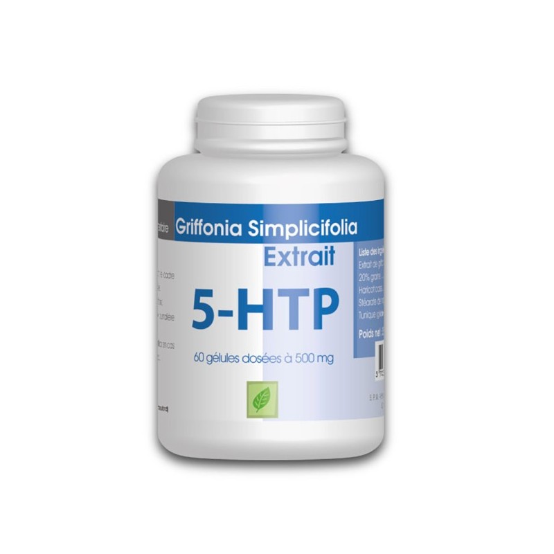 GPH DIFFUSION Griffonia extrait 5HTP 500 mg | 60 gélules