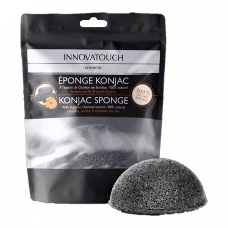 INNOVATOUCH CHARBON éponge konjac INNOVATOUCH CHARBON éponge konjac