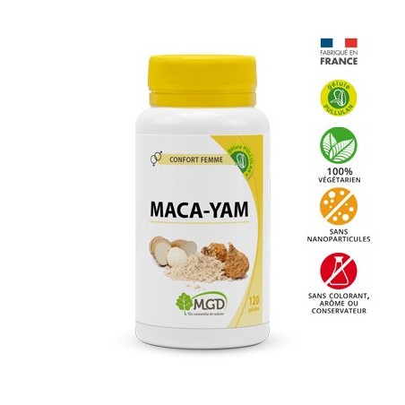 MGD maca - yam boite 120 gélules