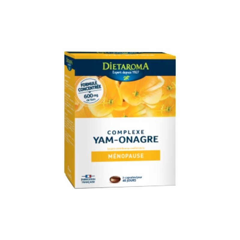 DIETAROMA MÉNOPAUSE complexe Yam-Onagre | 80 comprimés