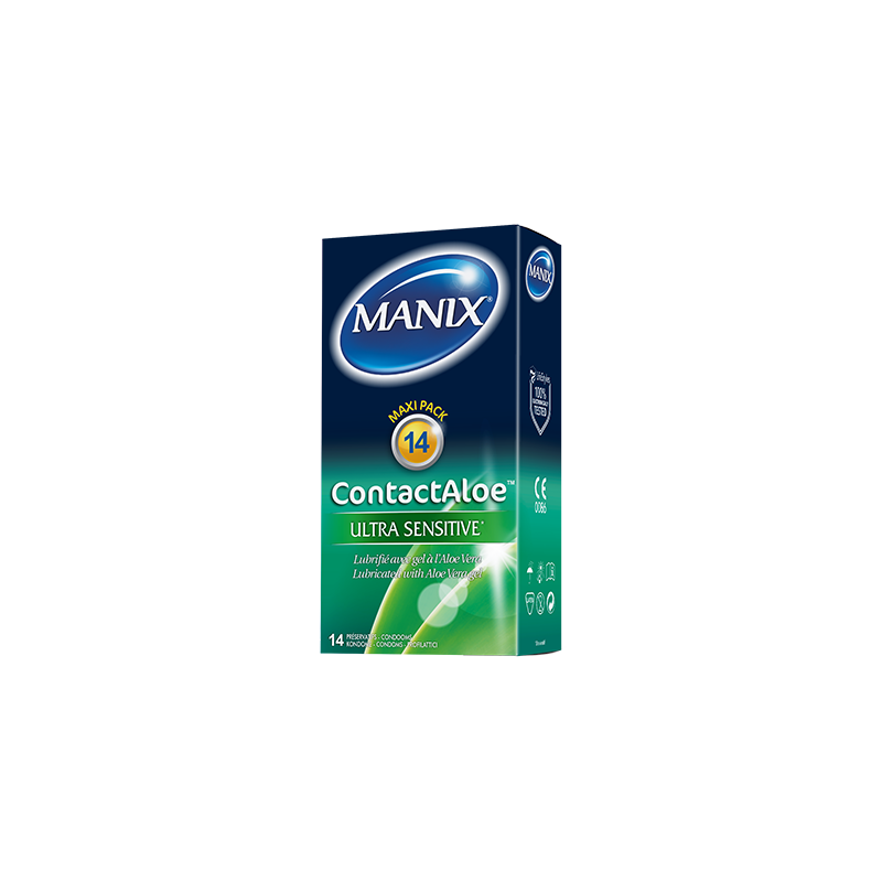 MANIX CONTACT aloe ultra sensible boite 14 MANIX CONTACT aloe ultra sensible boite 14