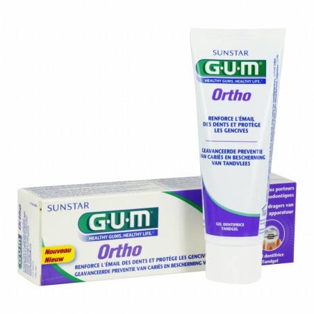 GUM ORTHO dentifrice 75 ml